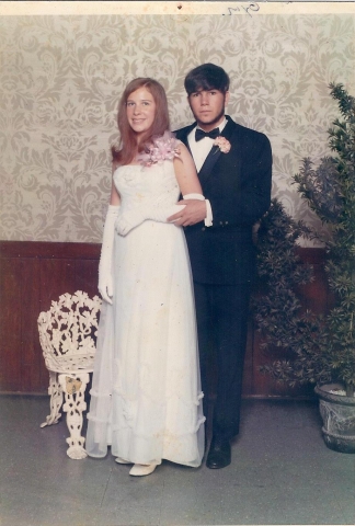Prom picture, 1969 with Bruce Teper