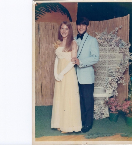 Prom picture, 1970, Susan Bell and Bruce Teper