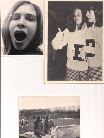 Top left, December 1968
Top Right- Susan Vining, Nancy Nichols 1969
Bottom- Homecoming, Fall 1969
Susan Vining and Debbie Campbell
