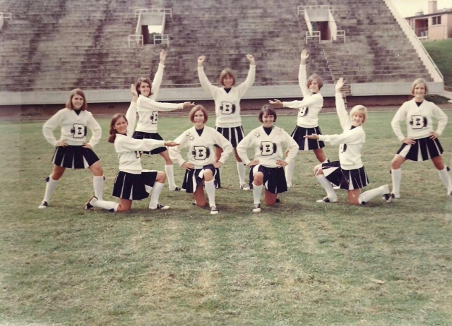 B-Team Cheerleaders 1967
Brenda Dowell, Jackie Fleeman, Carol Davis, Susan Vining, Roslyn Hardin, Nancy Nichols, Cathy Myers, Laura Irwin, Gwen Mullins