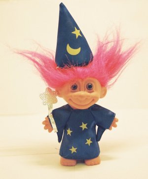 Yes, its the infamous Troll Doll! Admit you had one!